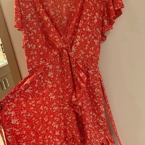 Red dress from shein